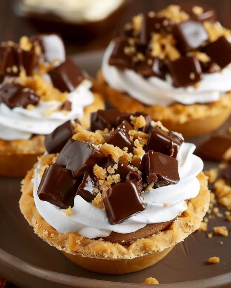 Ho to make Butterfinger Caramel Crunch Mini Pies