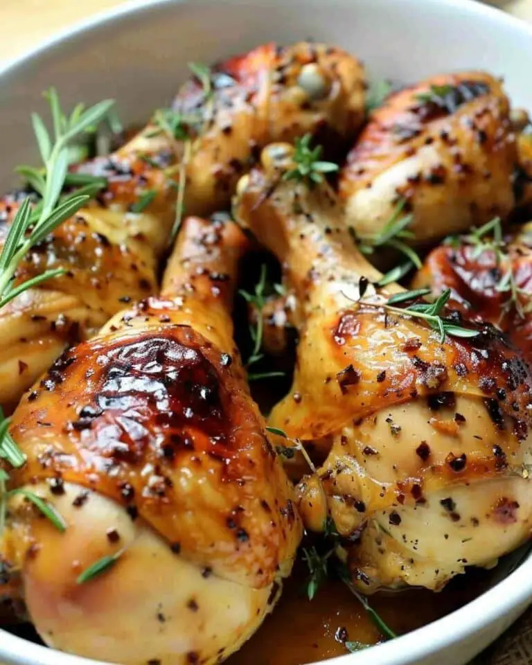 Caramelized Baked Chicken Legs