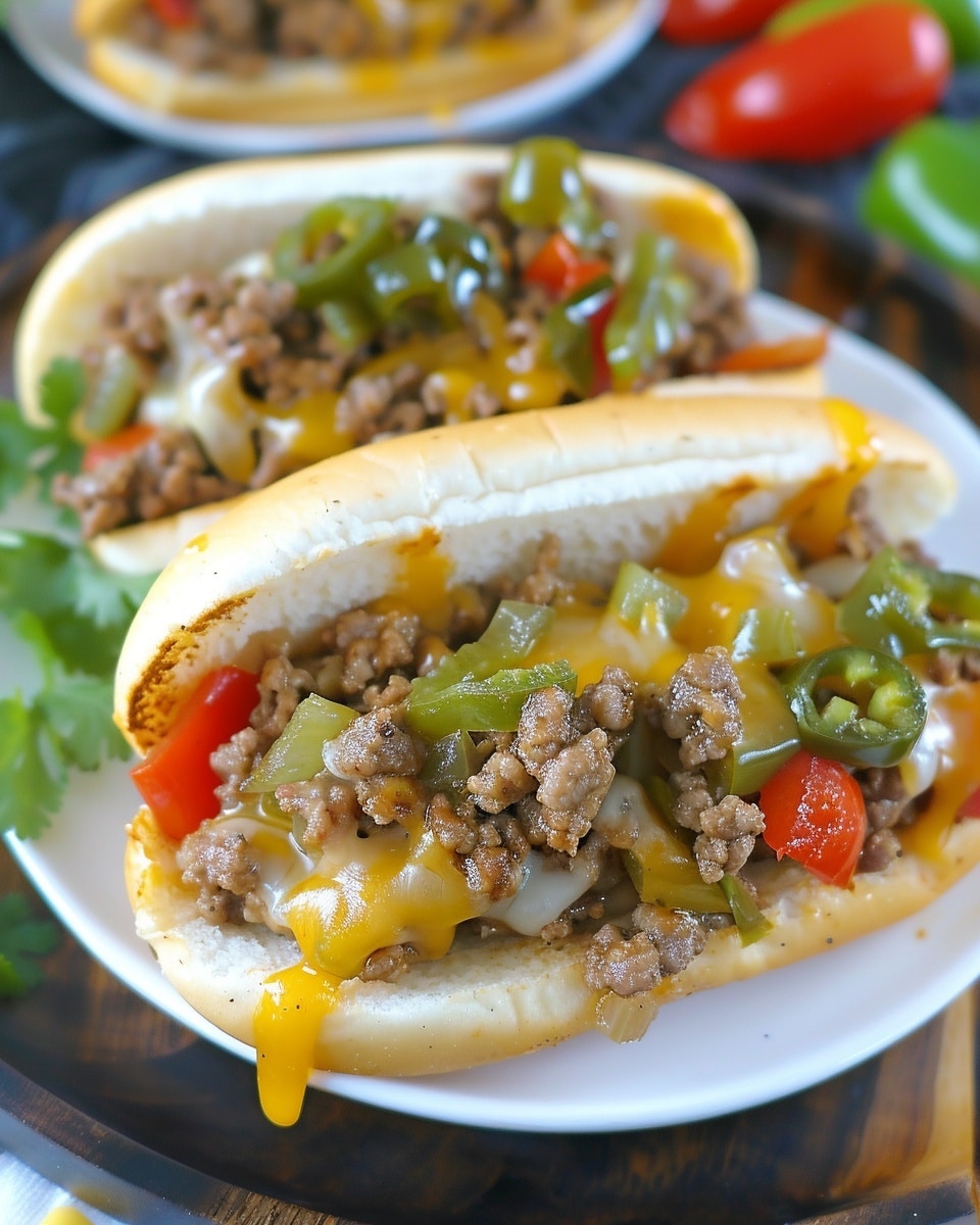 Philly Cheese Steak Sloppy Joes
