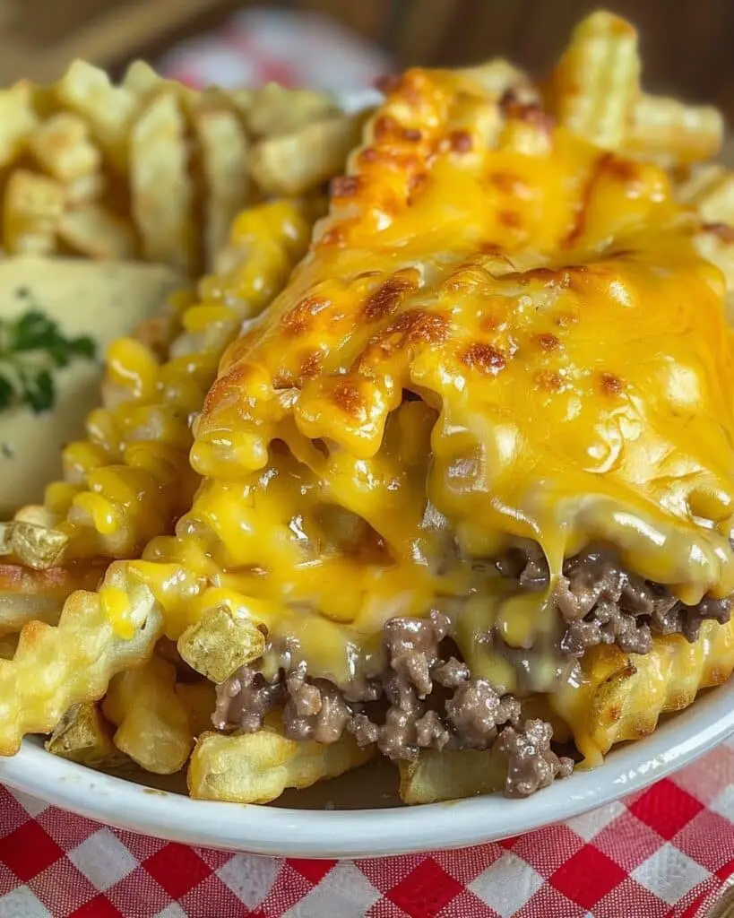 Cheeseburger French Fry Casserole