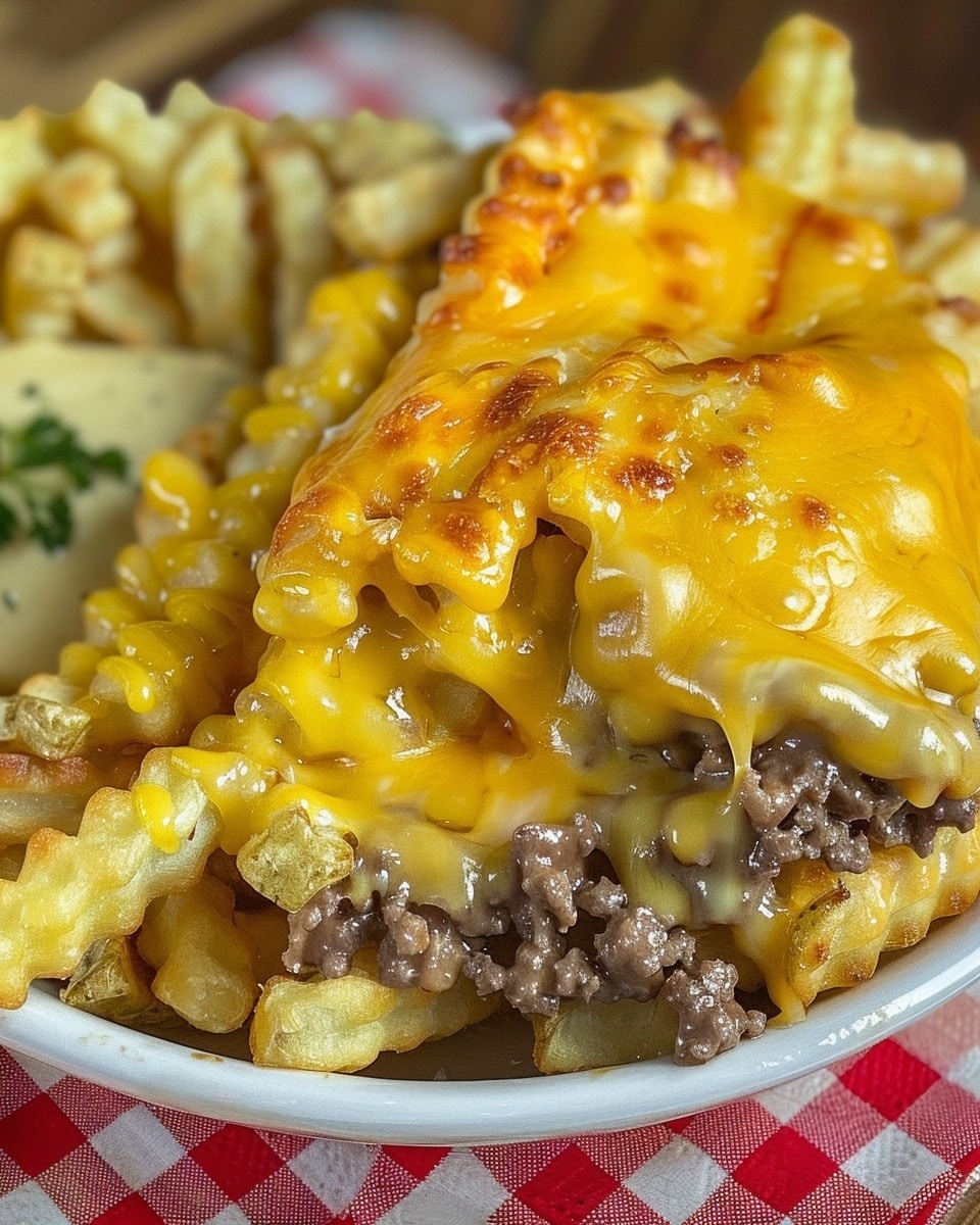 Cheeseburger French Fry Casserole