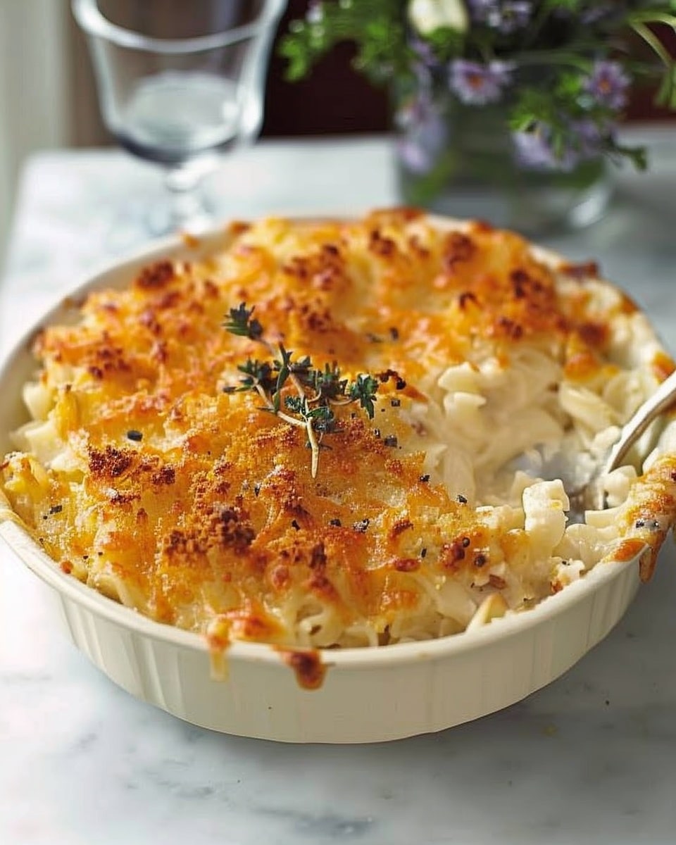 Cheesy Beef and Noodle Casserole