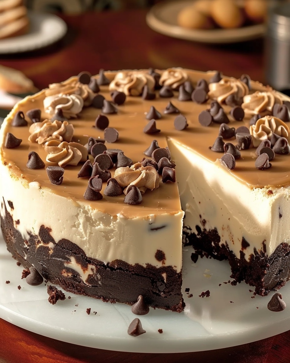 Chocolate Chip Cookie Dough Cheesecake