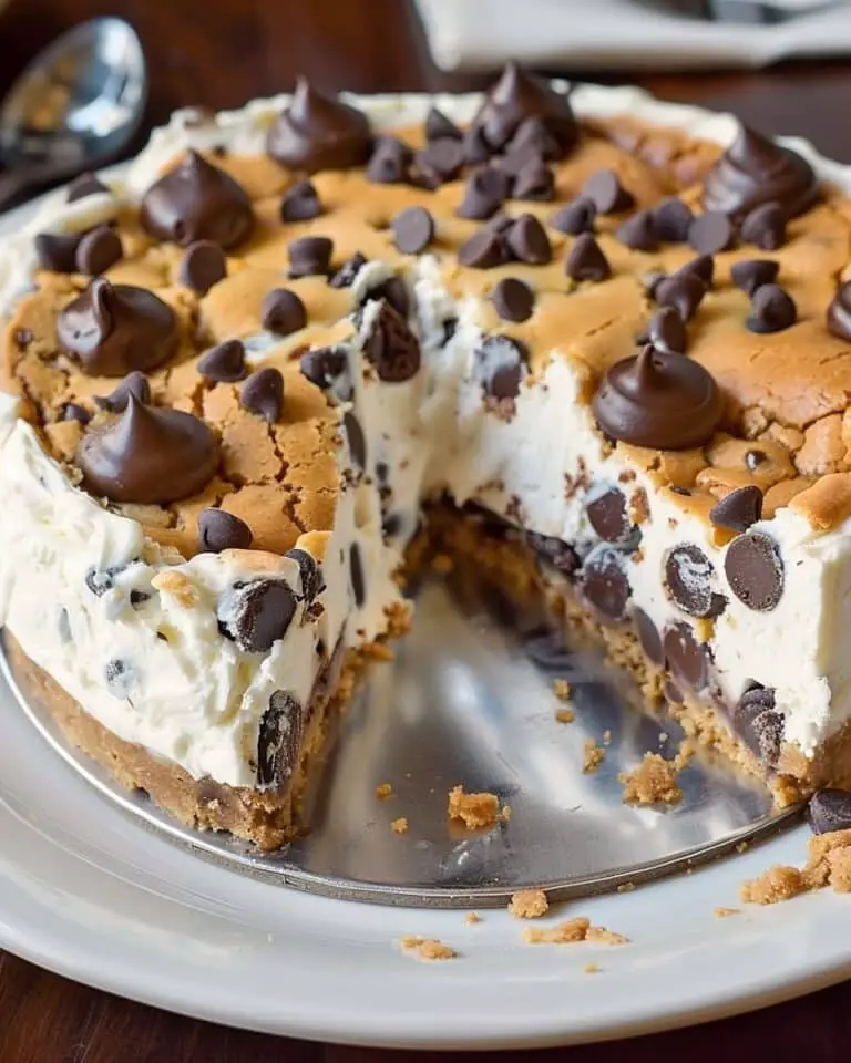 Chocolate Chip Cookie Dough Cheesecake
