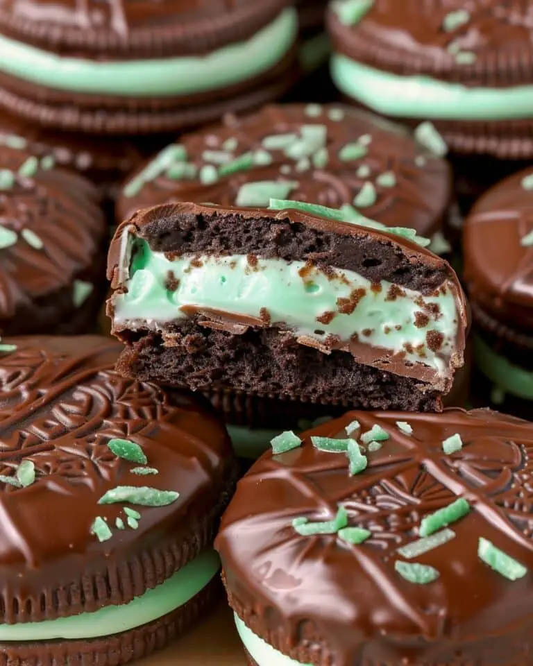 Chocolate Mint Oreo Bites