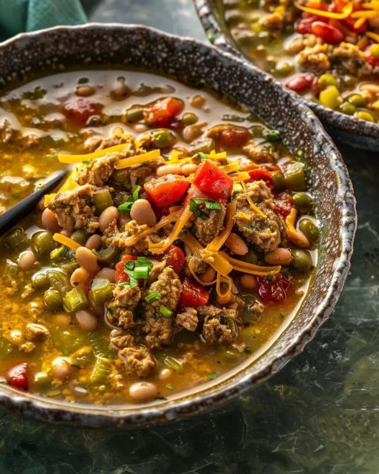 Colorado Green Chili with Pinto Beans
