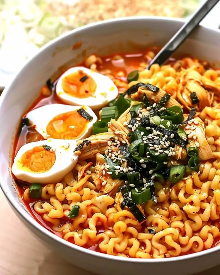 Creamy Garlic Chicken Ramen