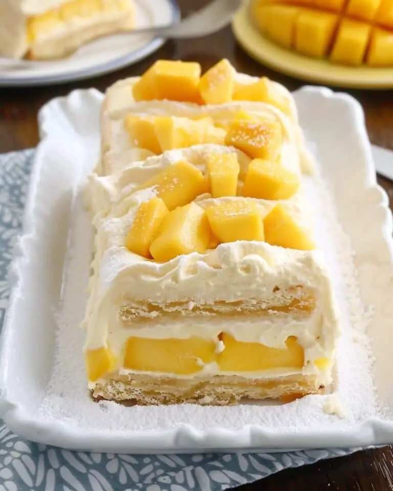 Creamy Mango Charlotte