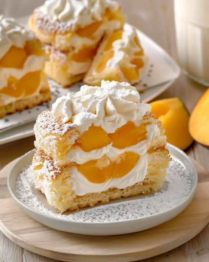 Creamy Mango Charlotte