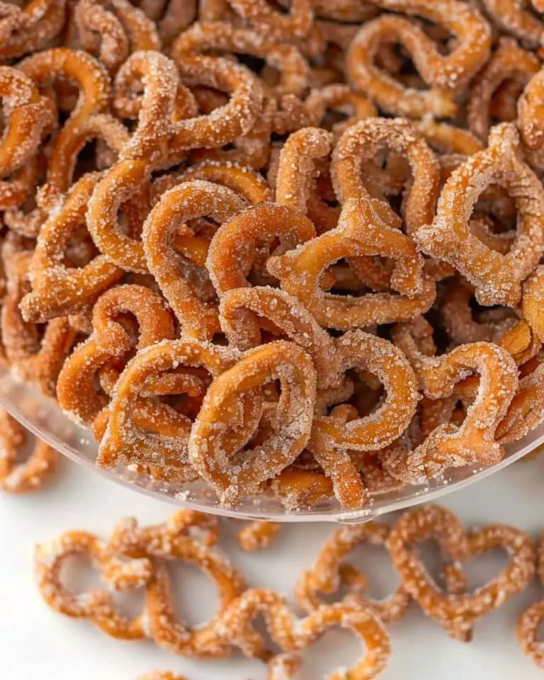 Crunchy Cinnamon Sugar Pretzels (Air Fryer or Oven)