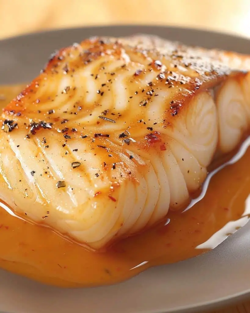 Cod in Roasted Red Pepper Sauce