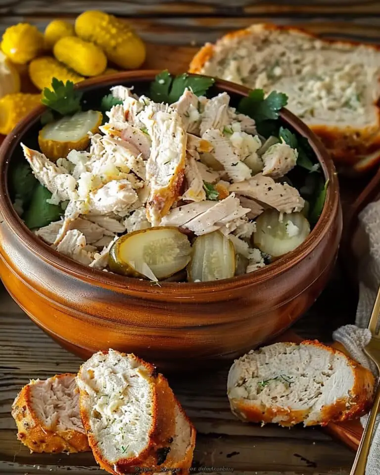 Dill Pickle Salt and Vinegar Chicken Salad