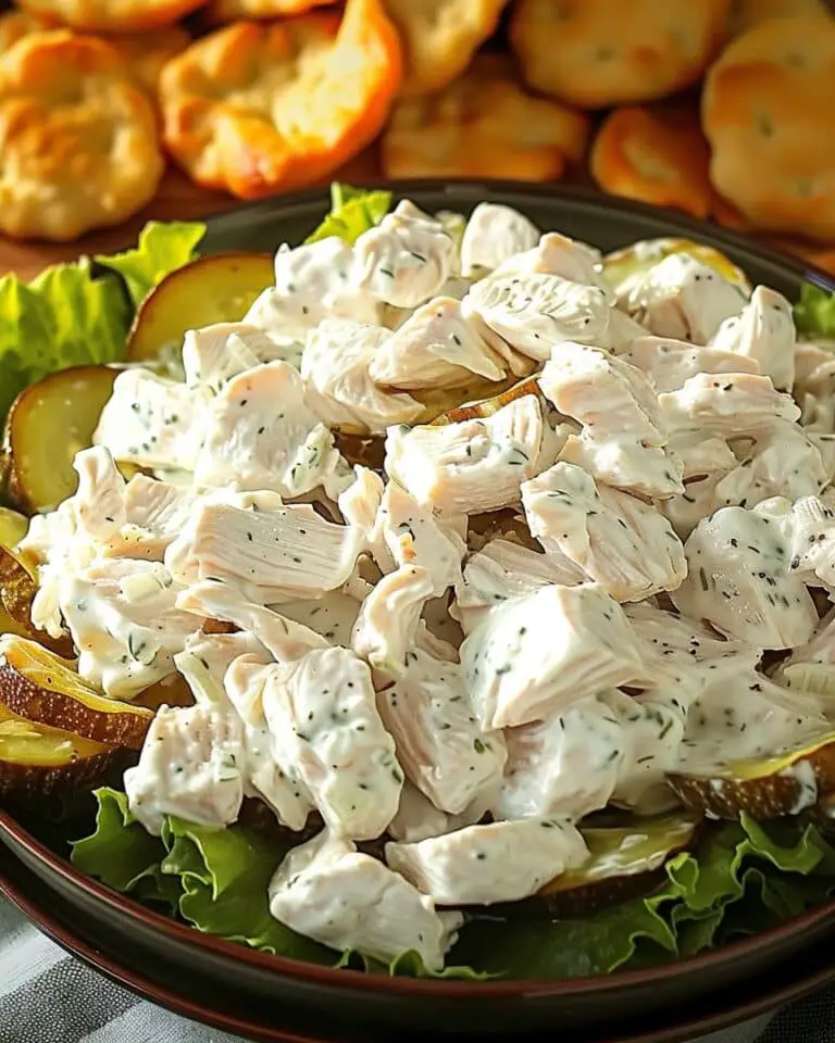 Dill Pickle Salt and Vinegar Chicken Salad