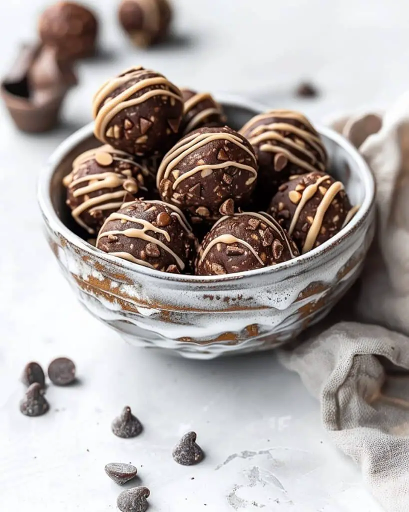 Easy Chocolate Protein Balls