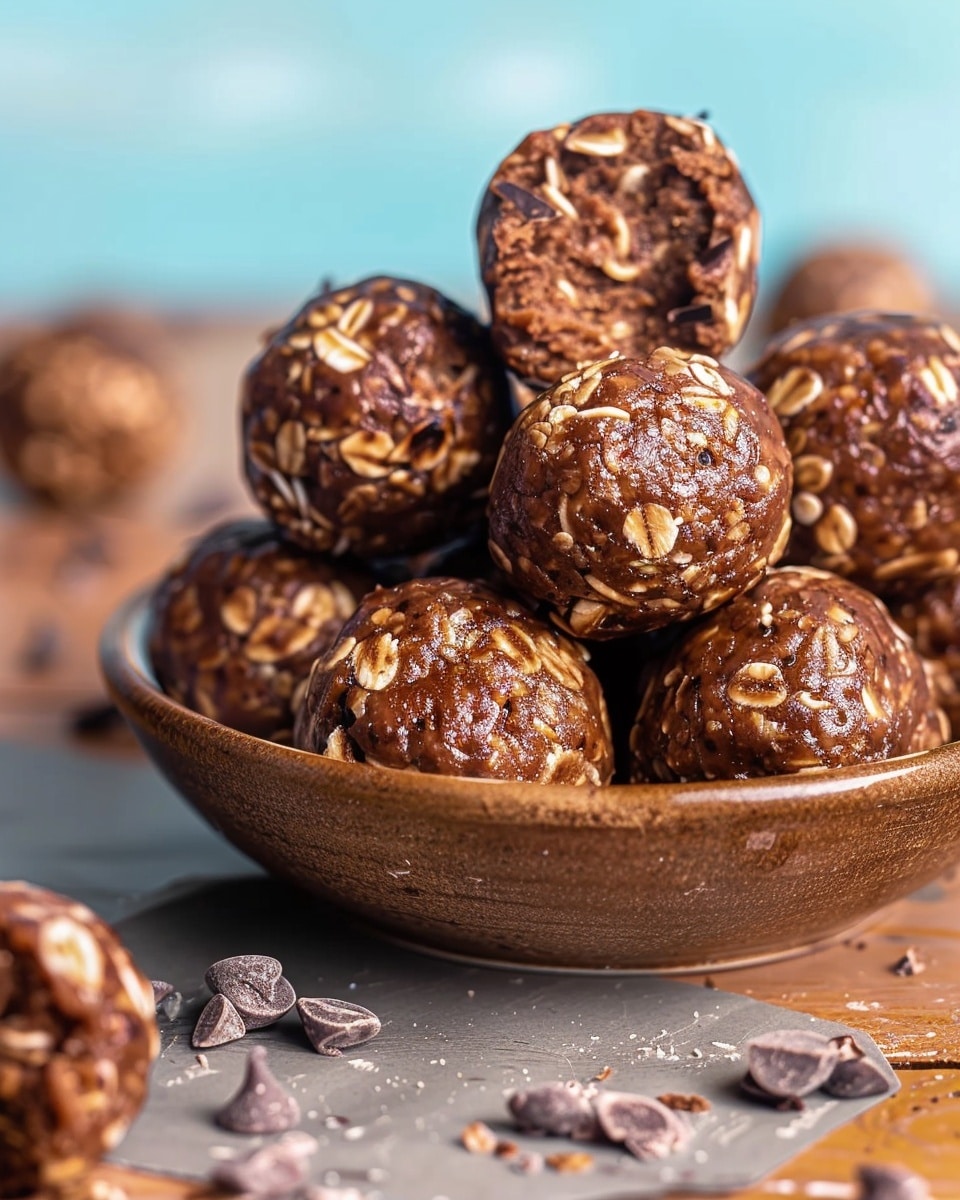 Easy Chocolate Protein Balls