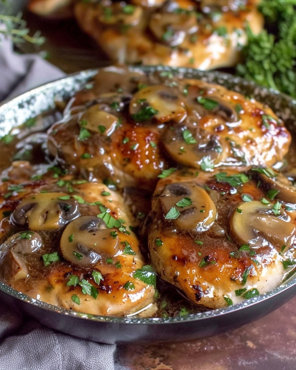 Easy Creamy Chicken Marsala Recipe with Mushrooms