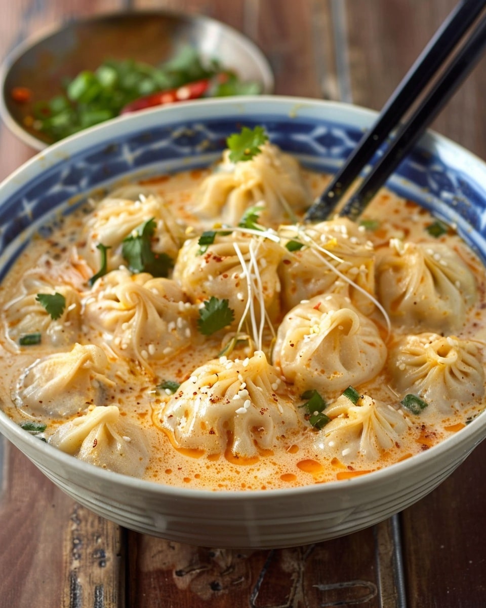 Easy Thai Red Curry Dumpling Soup Recipe