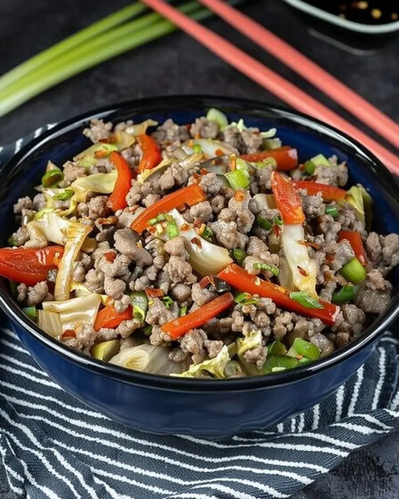 Egg Roll in a Bowl (One-Skillet, Keto)