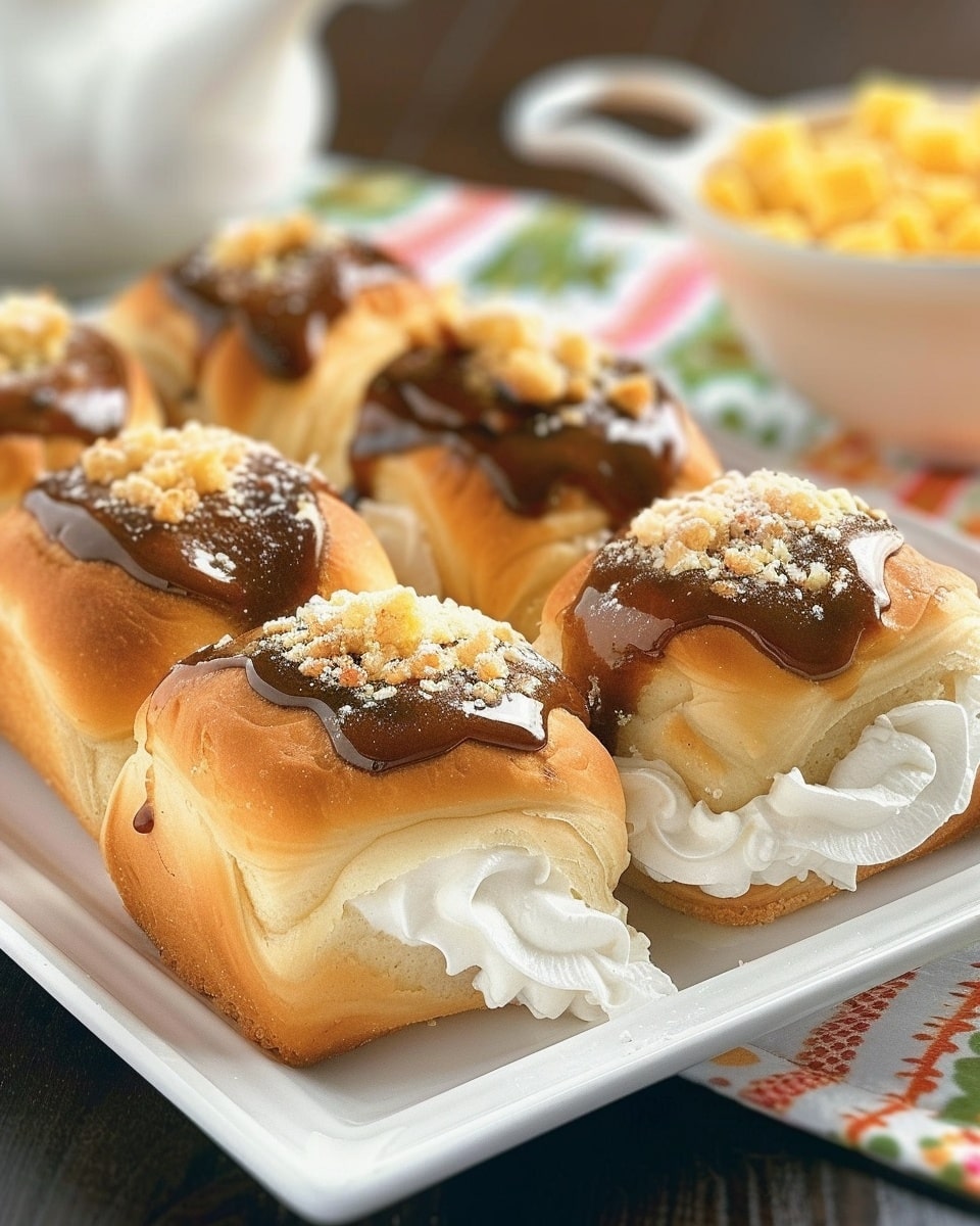 Gooey Golden S’mores Rolls