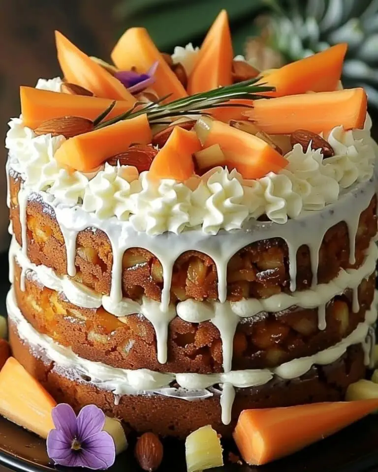 Hawaiian Carrot Pineapple Cake