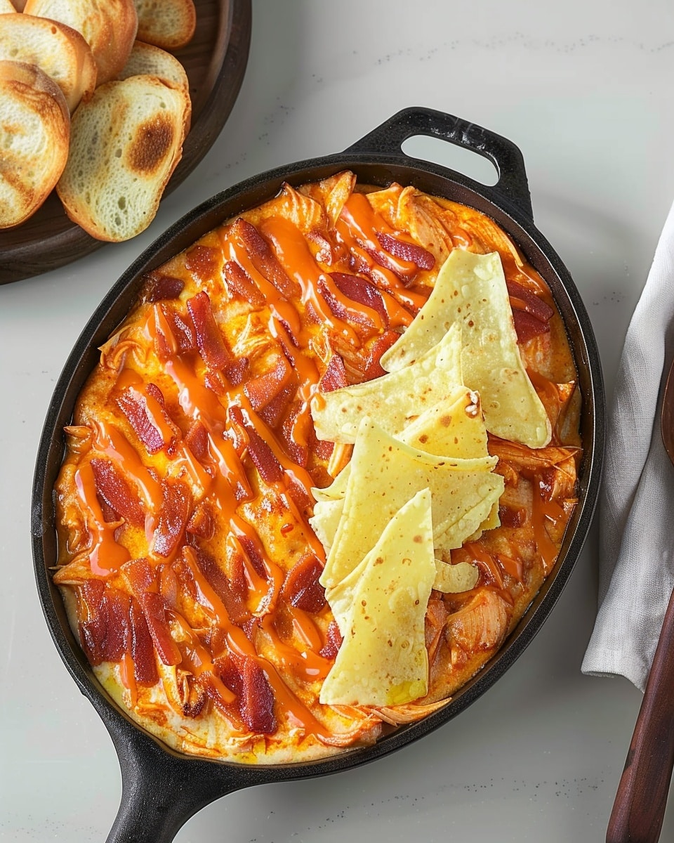 Healthy Buffalo Chicken Dip