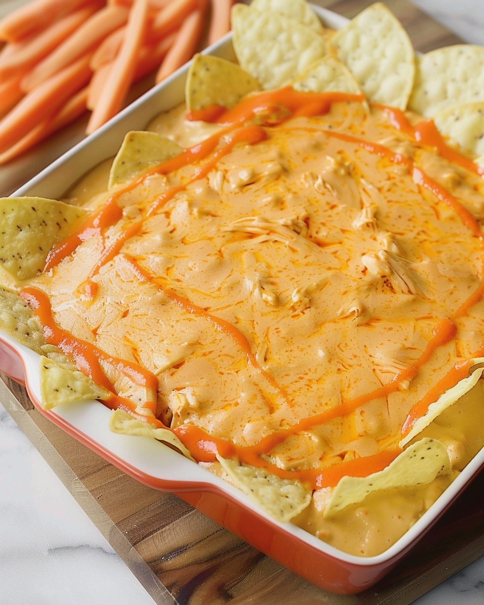 Healthy Buffalo Chicken Dip