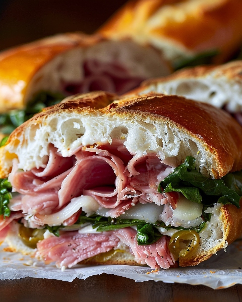 Hearty Italian Meat Lovers’ Baked Sandwiches