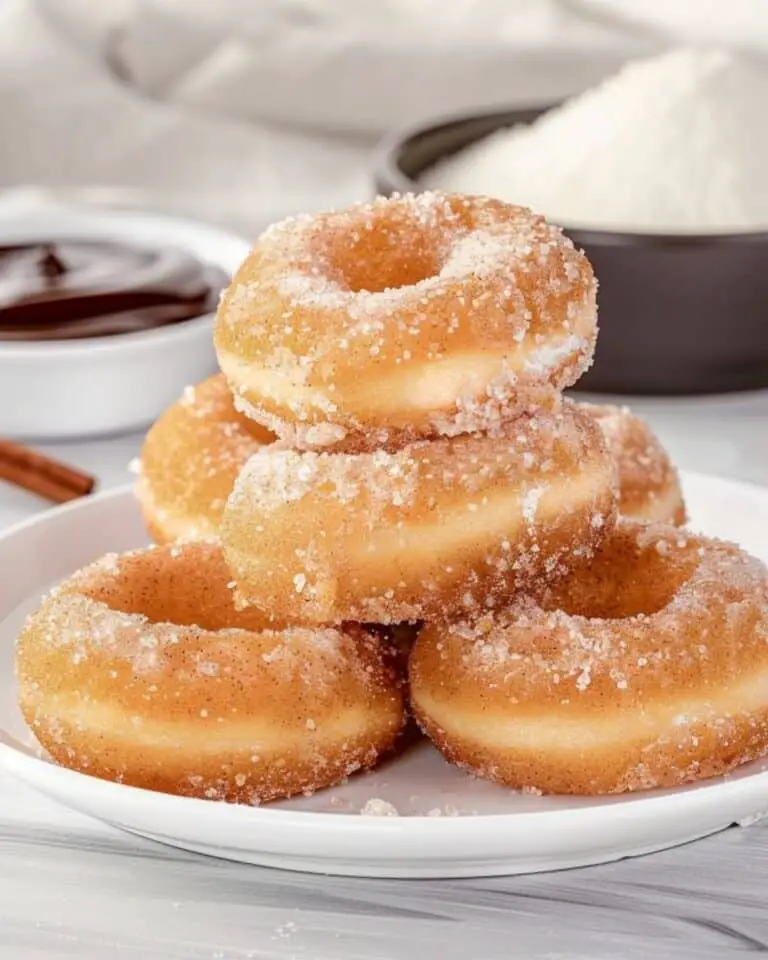 Homemade Cinnamon Sugar Donut Bites