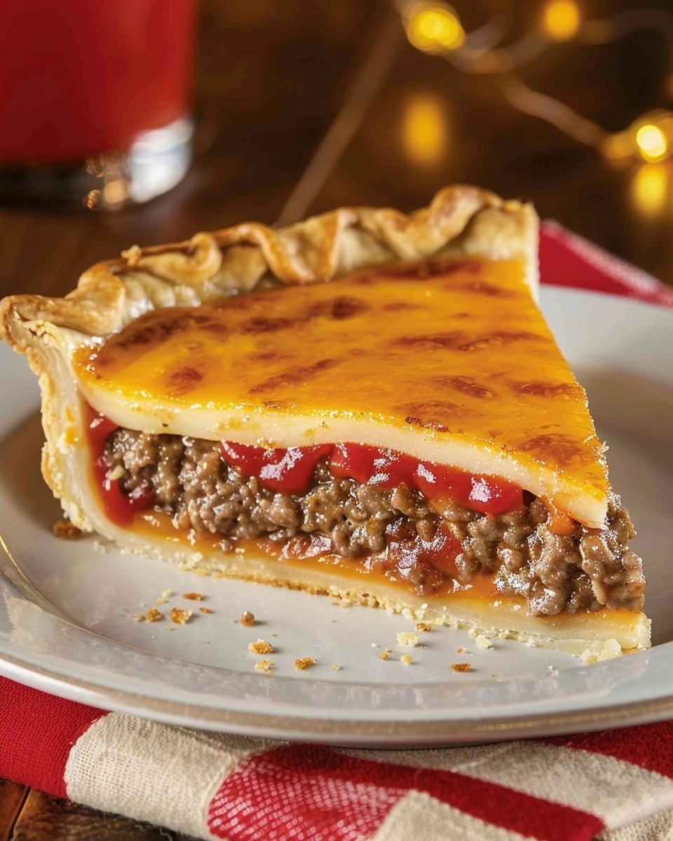 Impossible Cheeseburger Pie