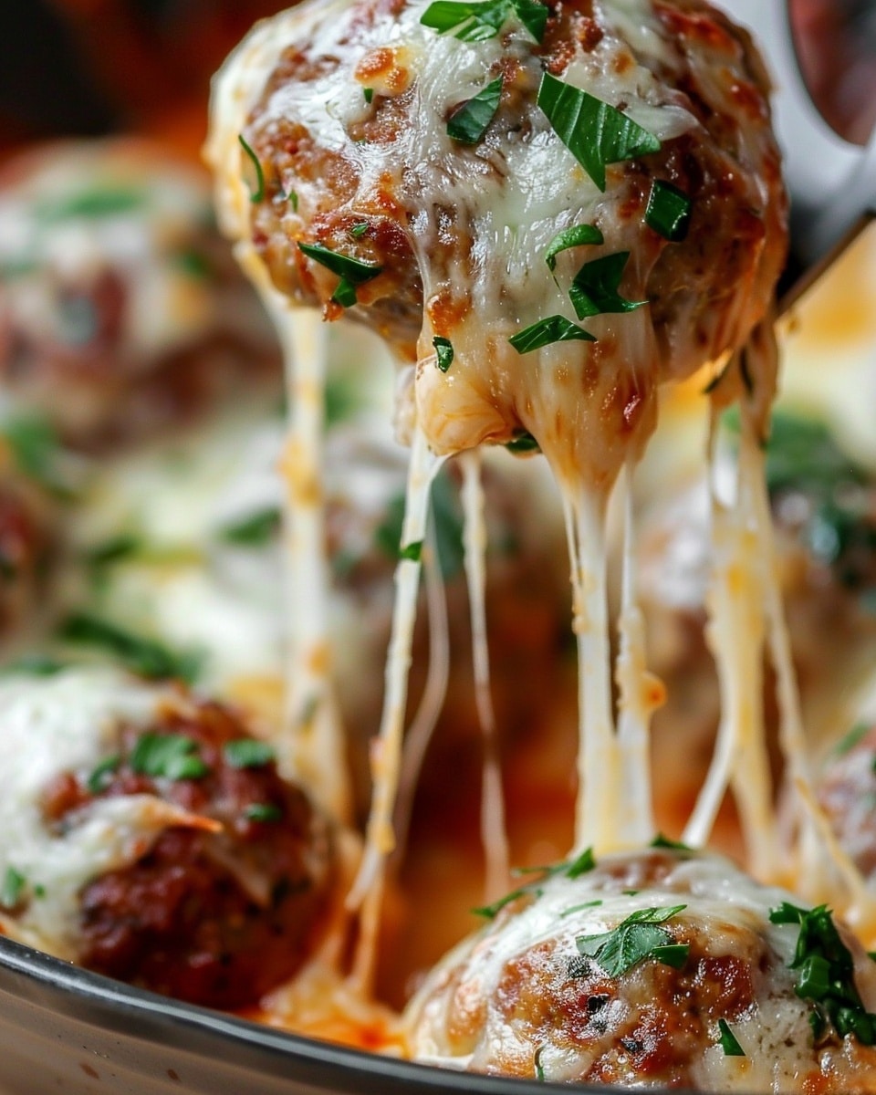 Meatballs with Potatoes & Cheese Casserole