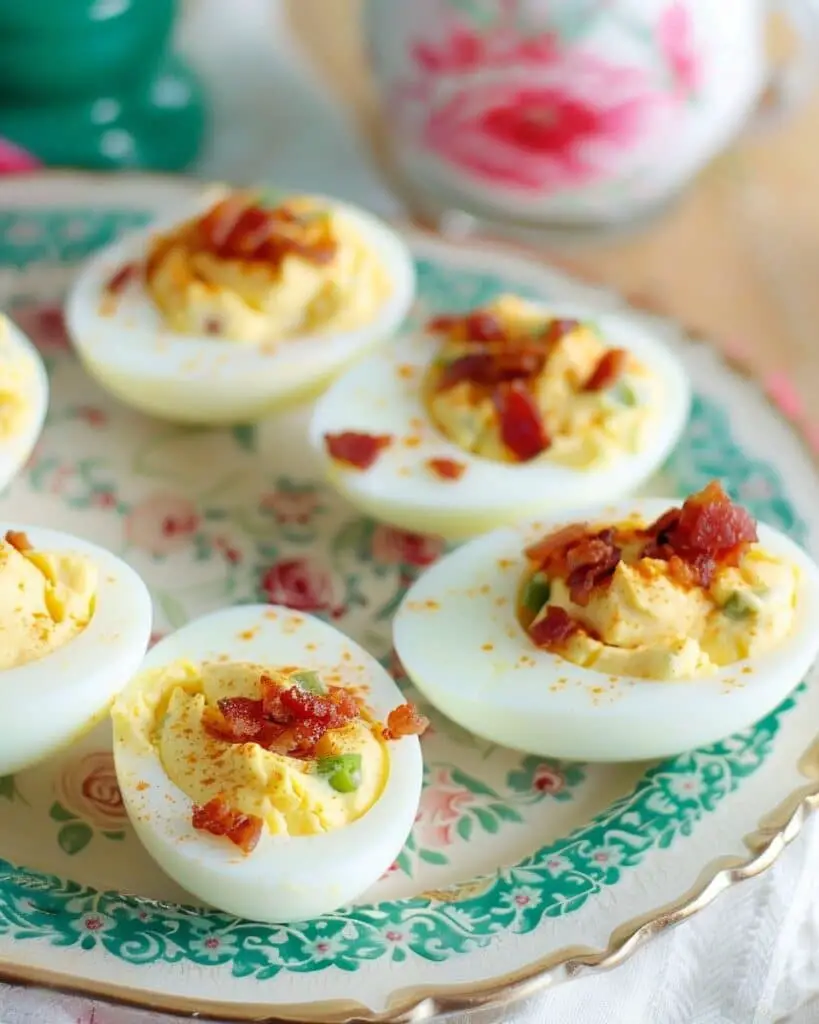 Smoky Jalapeno Deviled Eggs