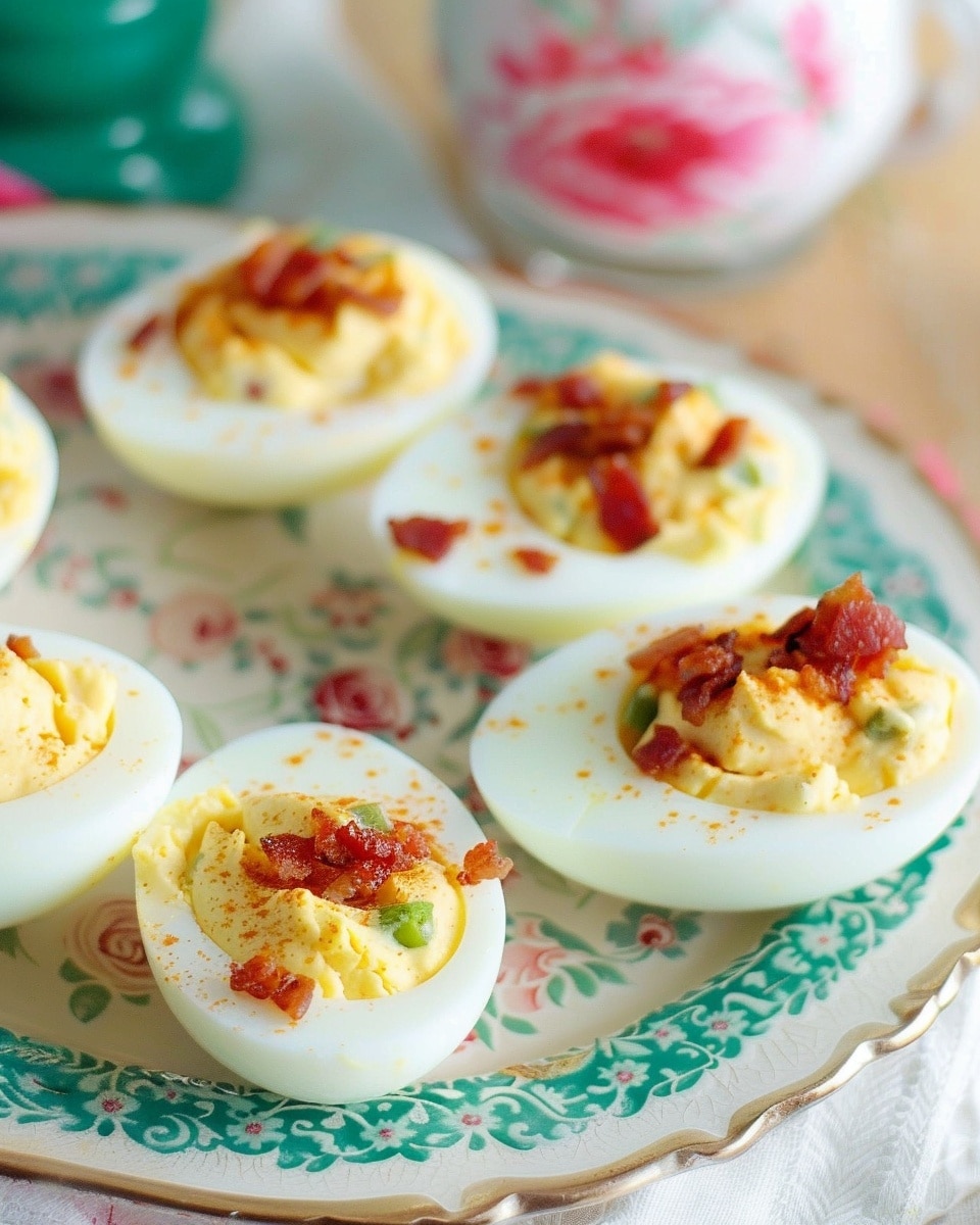 Smoky Jalapeno Deviled Eggs