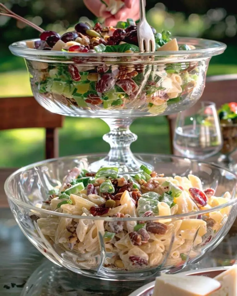 Layered Spring Pasta Salad