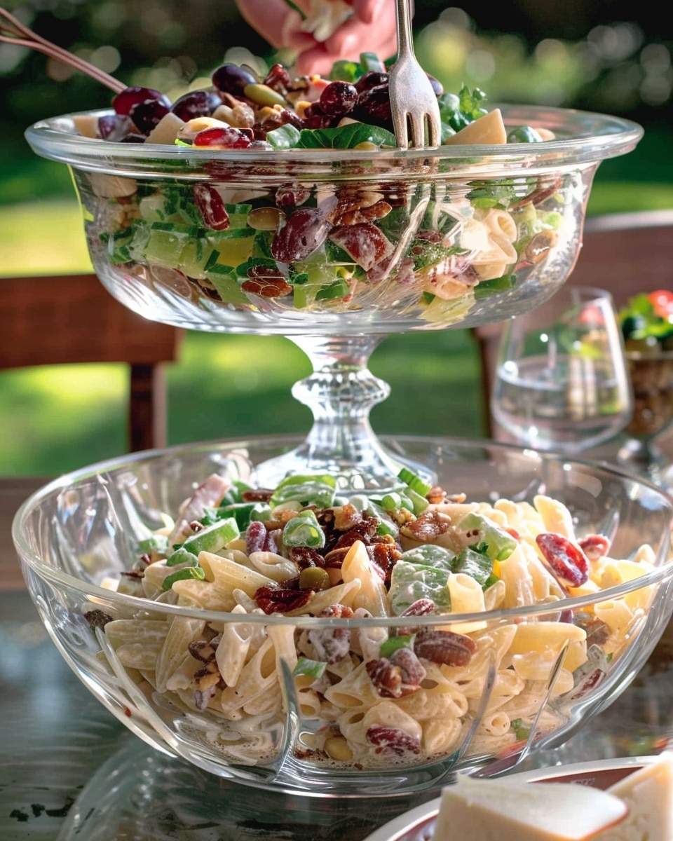 Layered Spring Pasta Salad