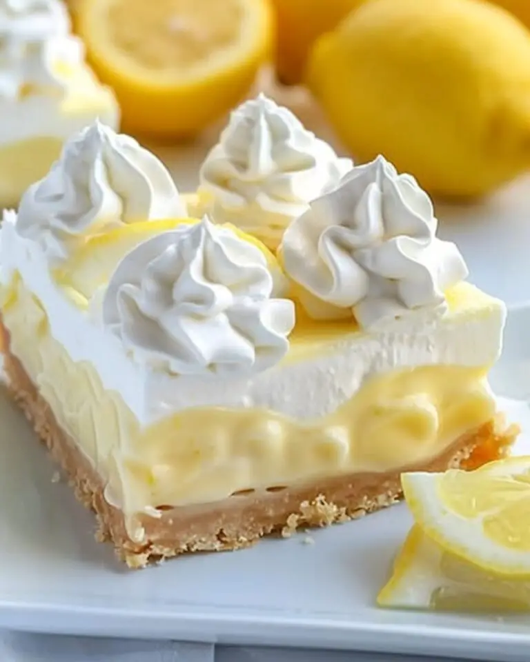 Lazy Day Lemon Cream Pie Bars