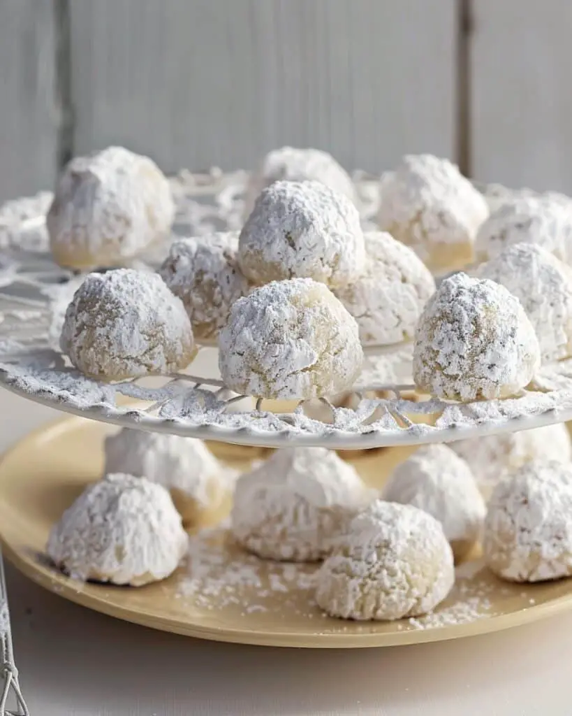 Ho to make Mexican Wedding Cookies (Polvorones / Snowball Cookies)