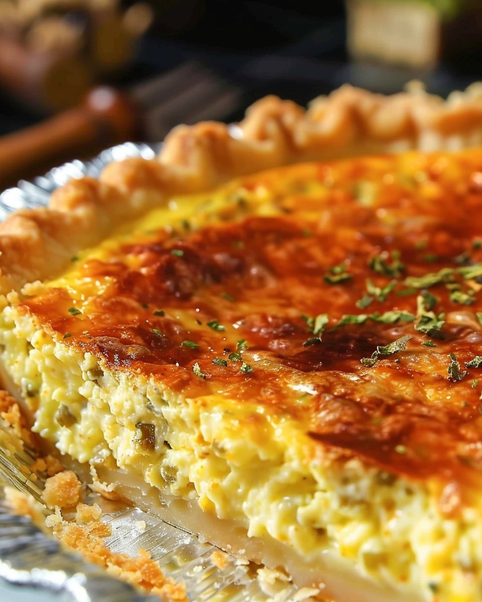 New Mexico Green Chile Bisquick Quiche