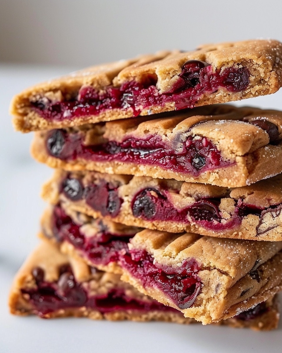 PB&J Stuffed Cookies