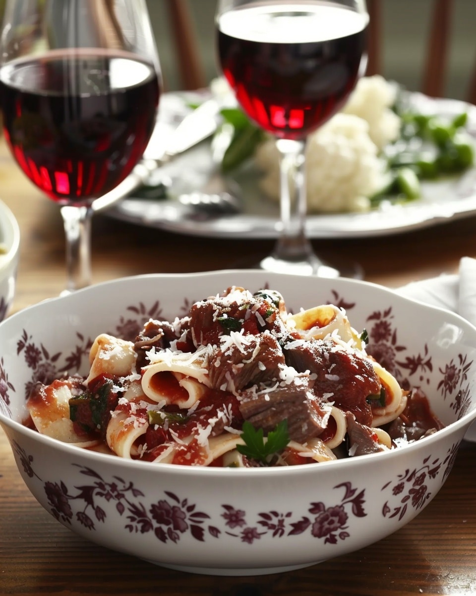 Pappardelle with Tuscan Beef Ragù