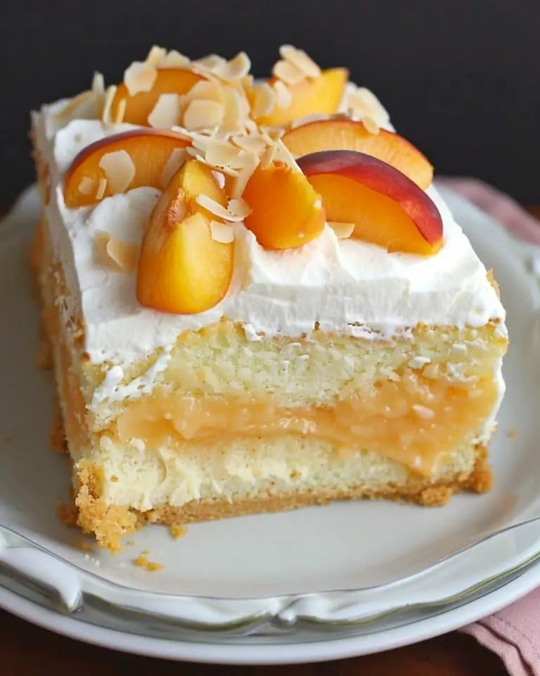 Peaches and Cream Cake