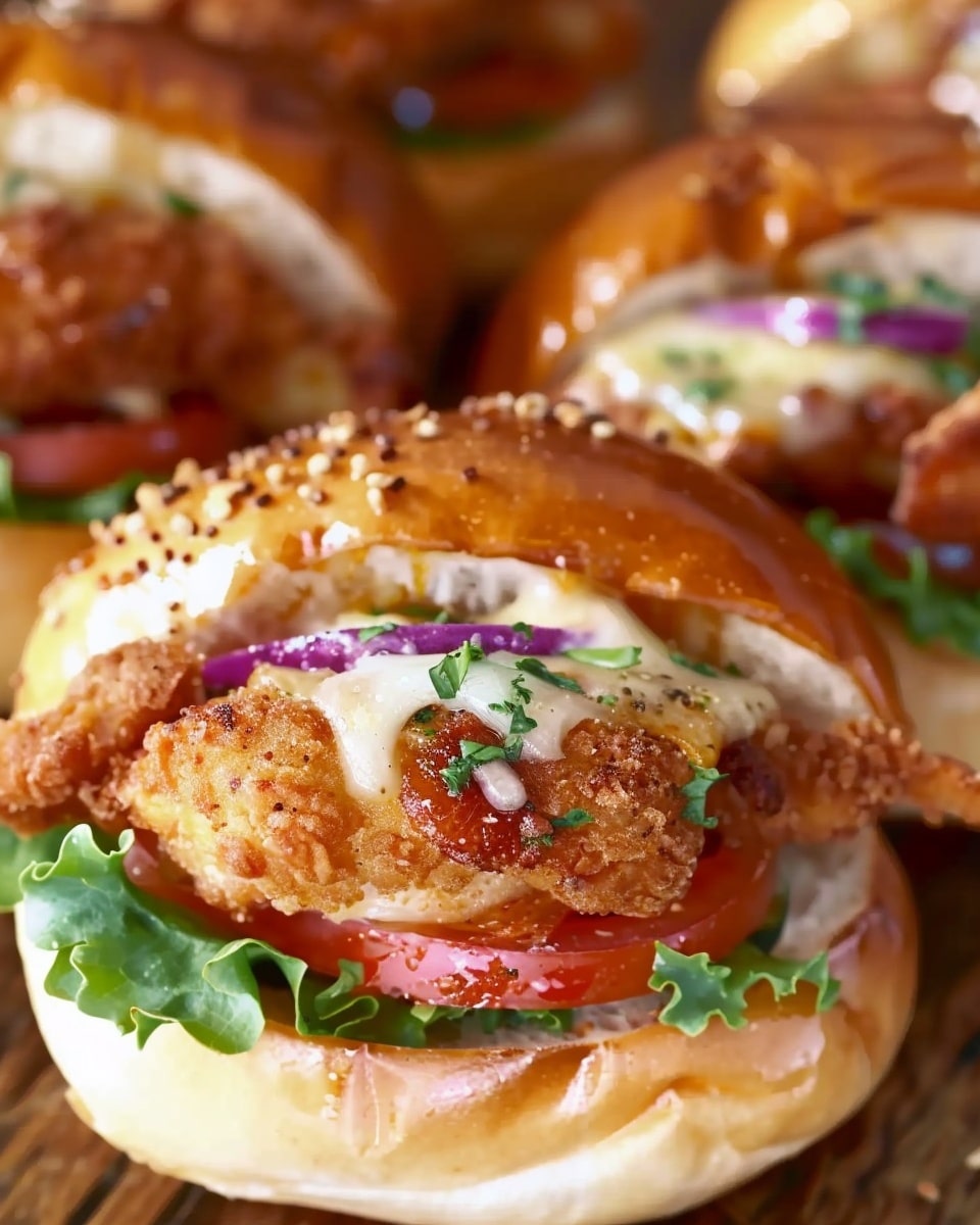 Quick Cheesy Chicken Buns