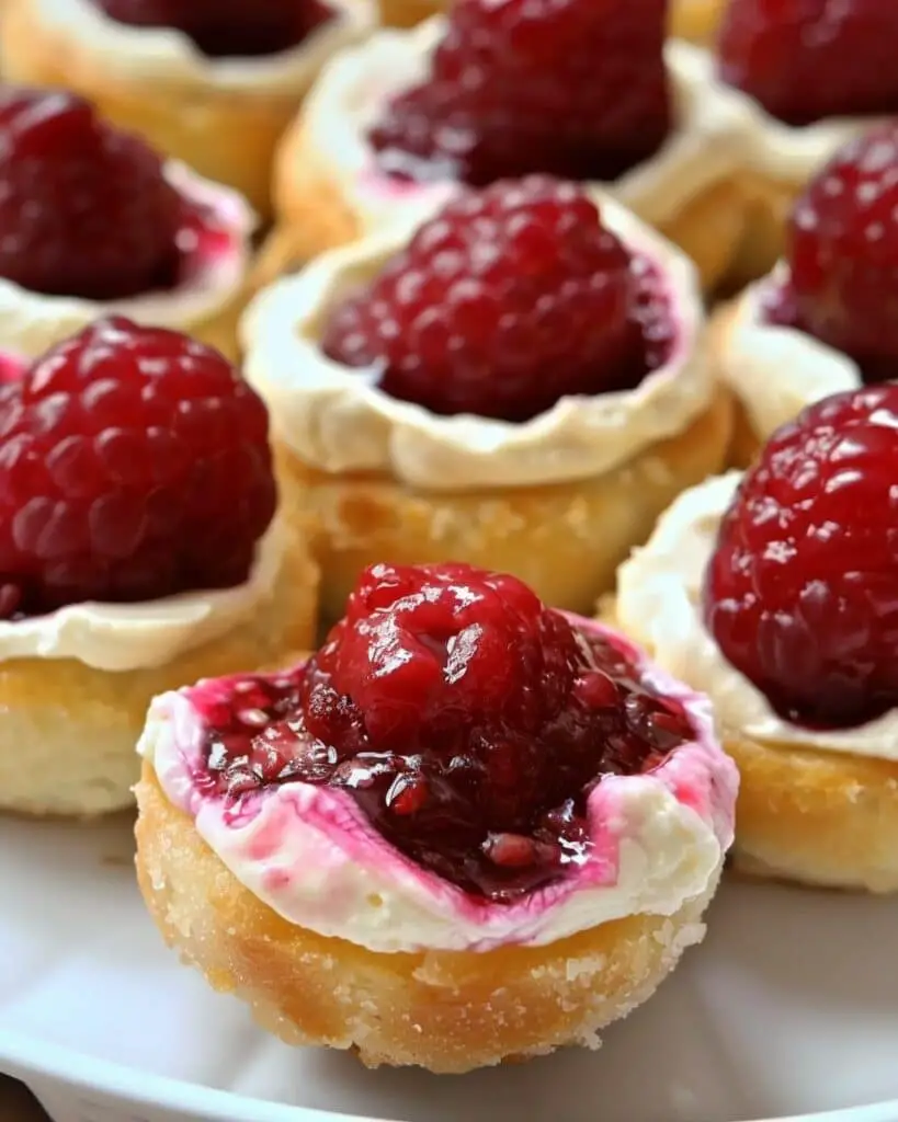 Raspberry Cream Cheese Bites