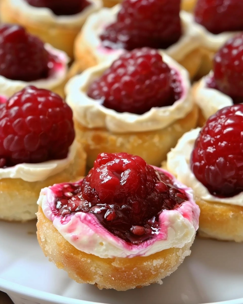 Raspberry Cream Cheese Bites