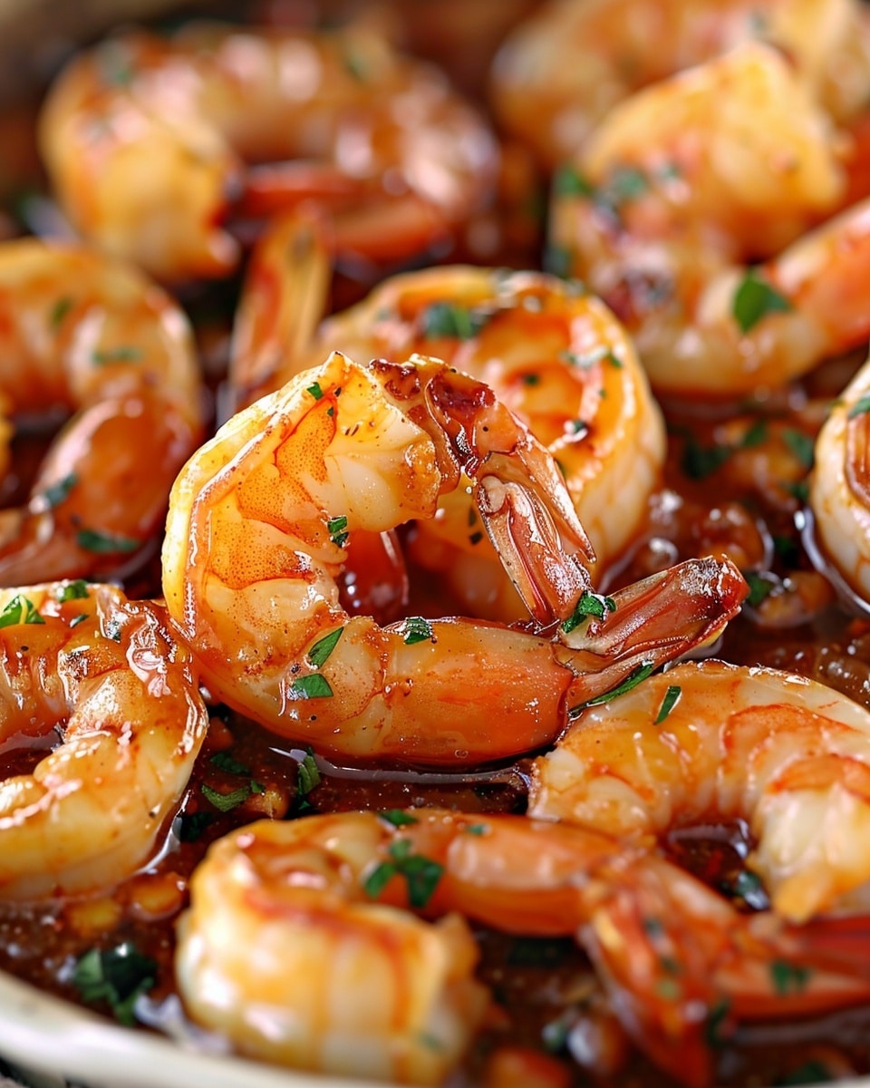 Ruth’s Chris Sizzling Barbecue Shrimp in Garlic Butter