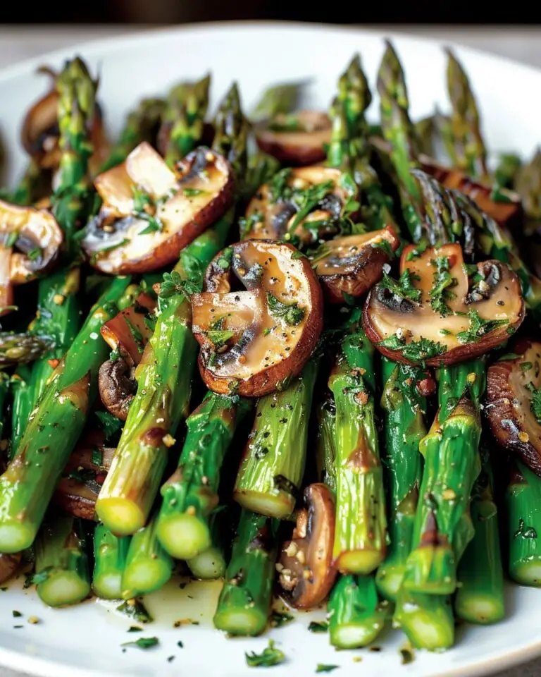 Sautéed Asparagus and Mushrooms