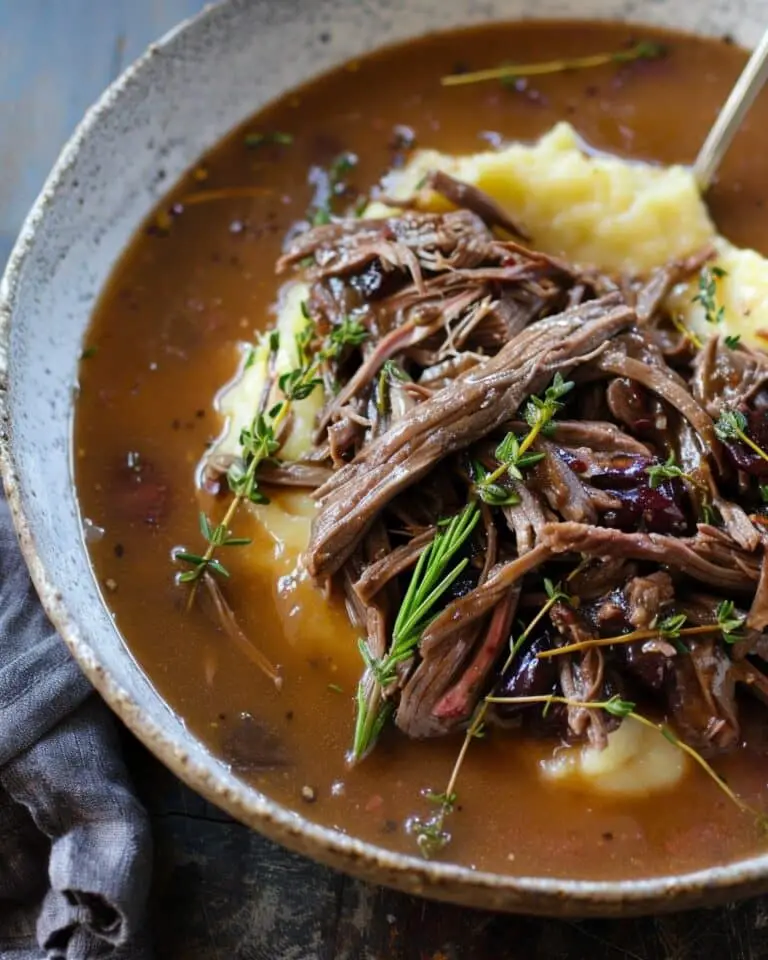 Slow Cooker Blackberry Balsamic Beef