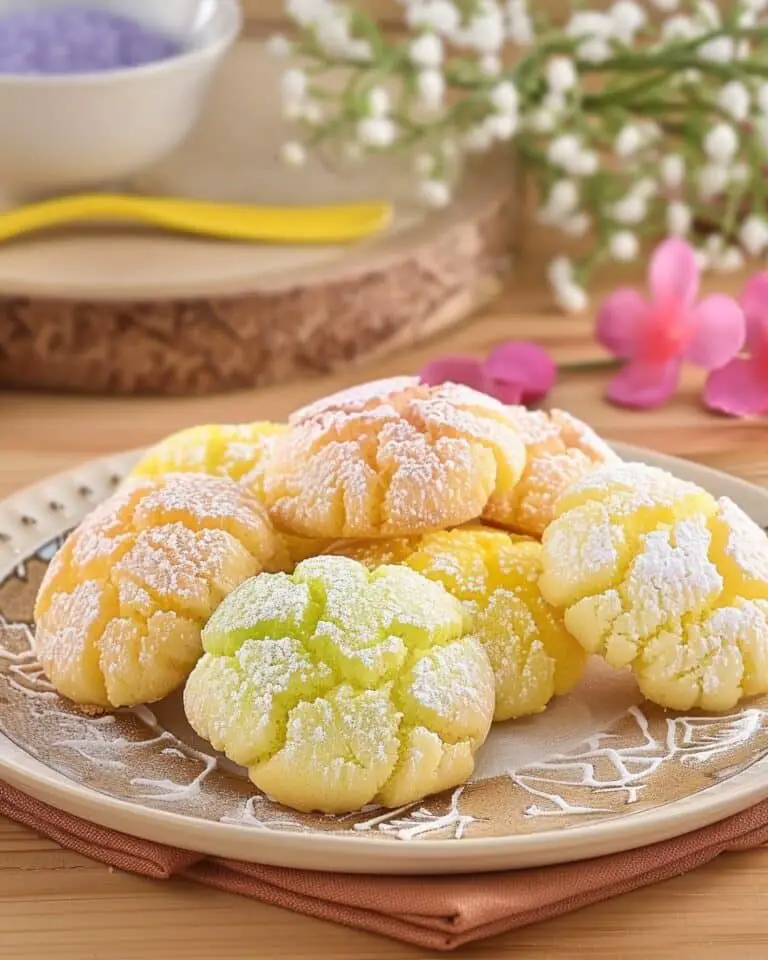 Springtime Crinkle Cookies – Soft, Colorful, and Delightful