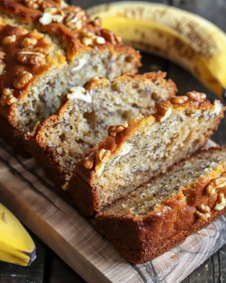 Sugar-Free Banana Walnut Bread