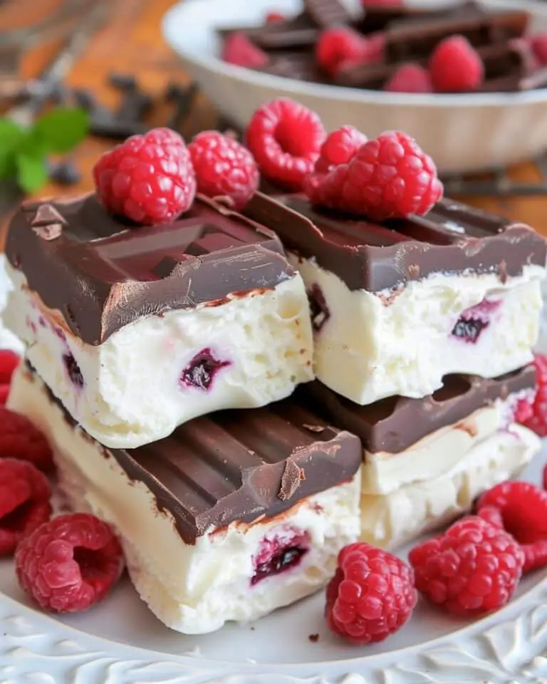 Sugar-Free Chocolate Raspberry Cream Bars