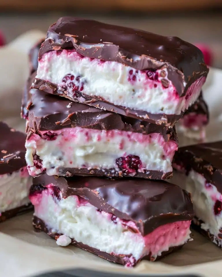 Sugar-Free Chocolate Raspberry Cream Bars